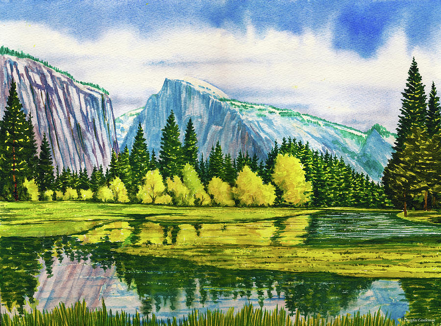Yosemite Reflections Painting by Douglas Castleman