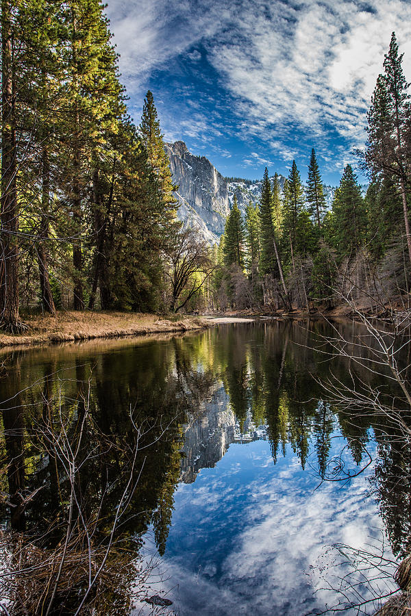 Half Dome Photograph - Yosemite Reflections by Jon Ma