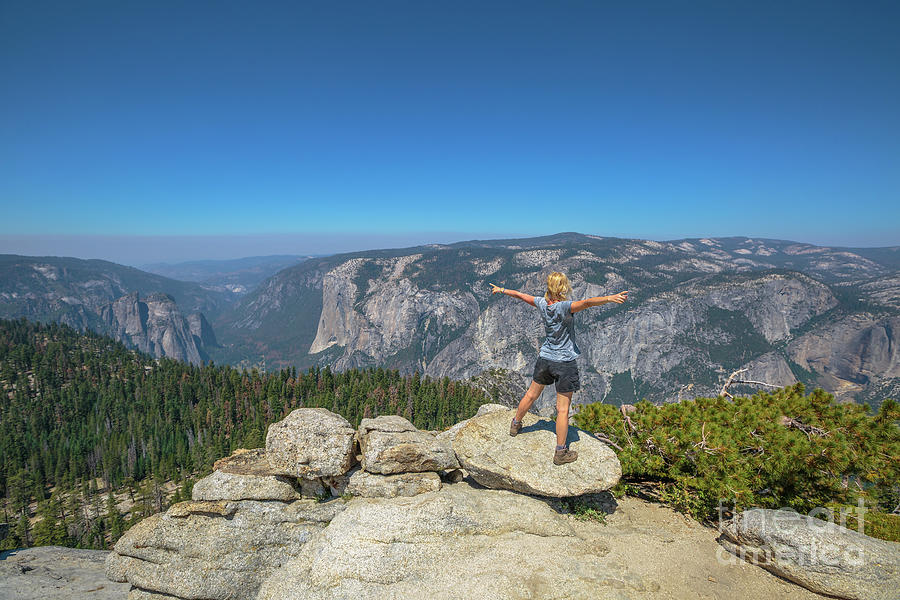 Yosemite summit panorama Photograph by Benny Marty