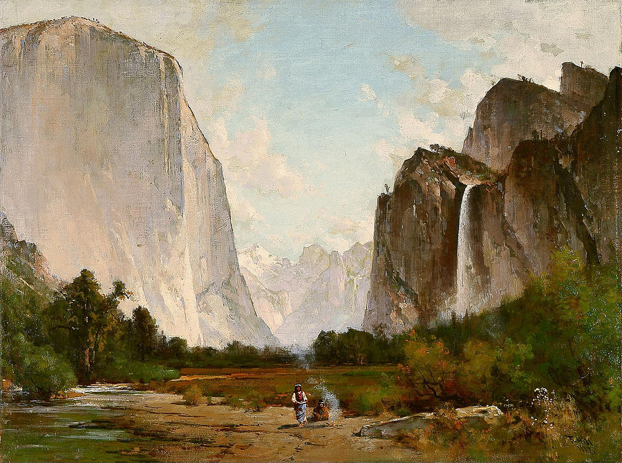 Yosemite Painting by Thomas Hill