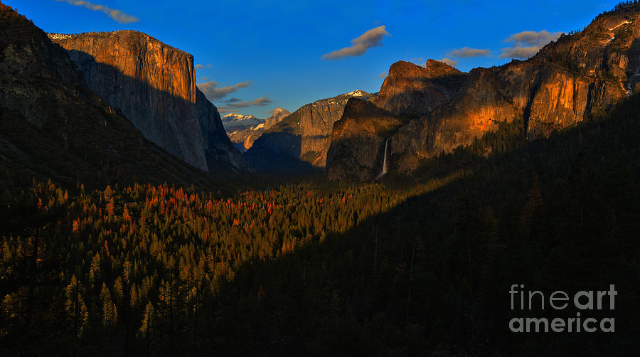 Yosemite Tunnel View Panorama Photograph by Adam Jewell