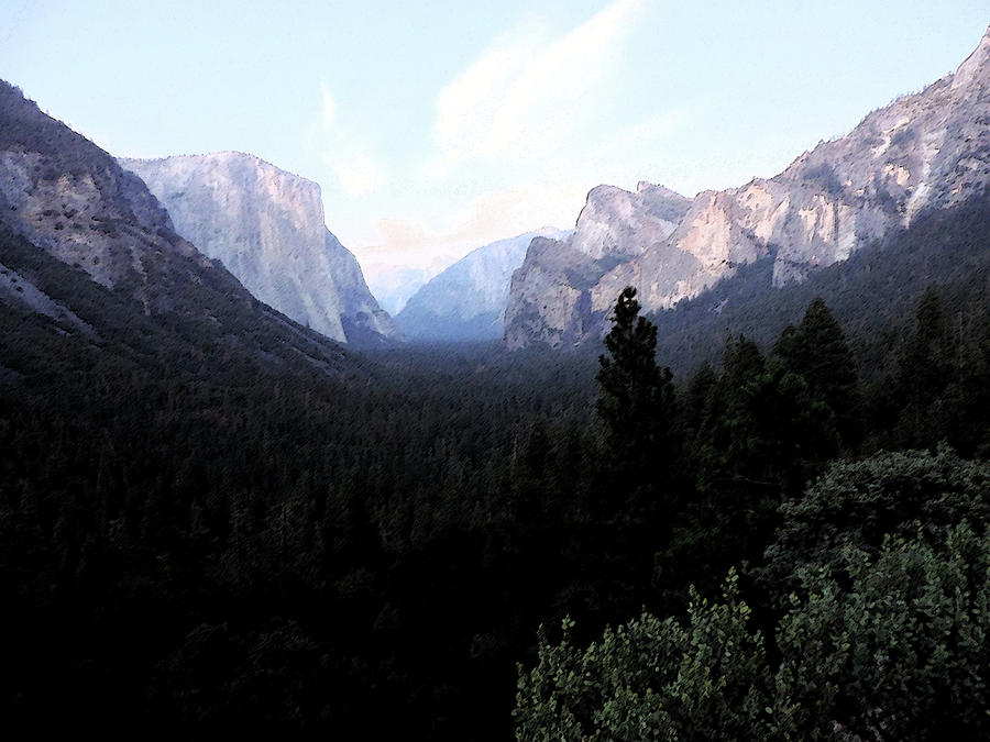 Yosemite Twilight 2 Digital Art by Eric Forster