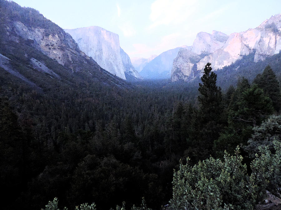 Yosemite Twilight Digital Art by Eric Forster