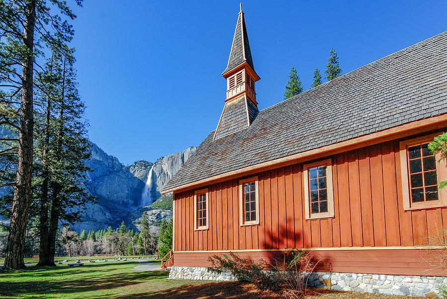 Yosemite Valley Chapel Photograph by Steve Snyder