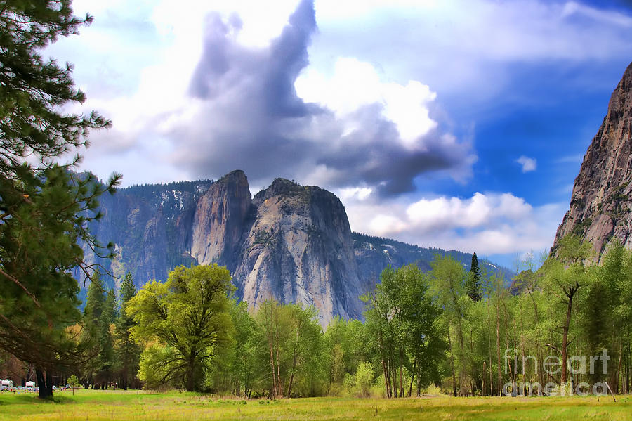 Yosemite Valley Color Photograph by Chuck Kuhn