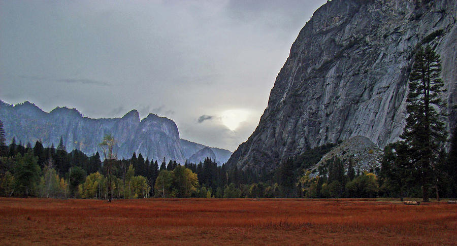 Yosemite Valley Fall Sunset 2012 Photograph by Walter Fahmy