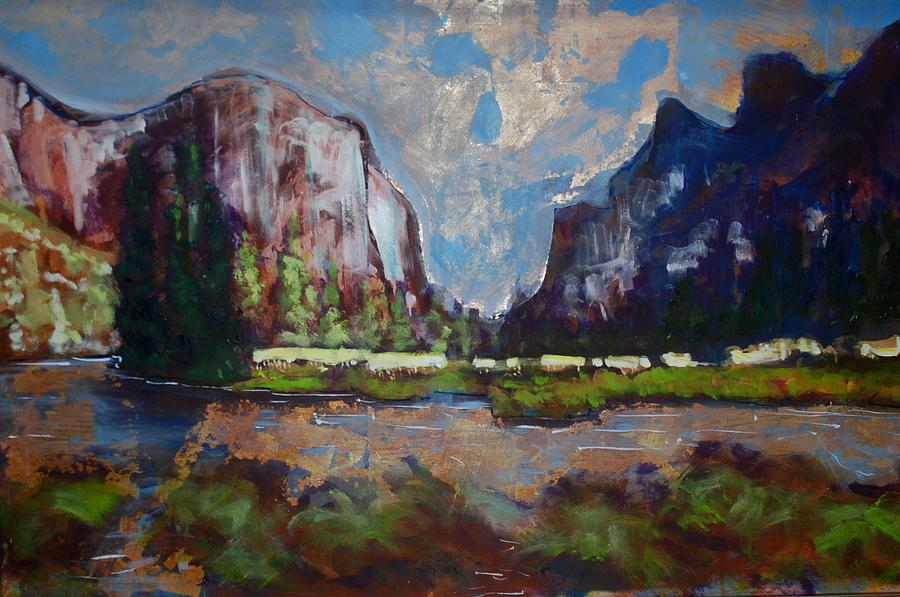 Yosemite Valley Painting by Kurt Hausmann