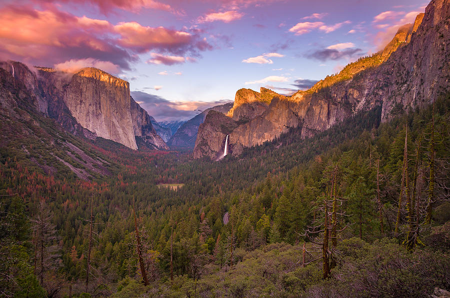 Yosemite Valley Spring Sunset Photograph by Scott McGuire