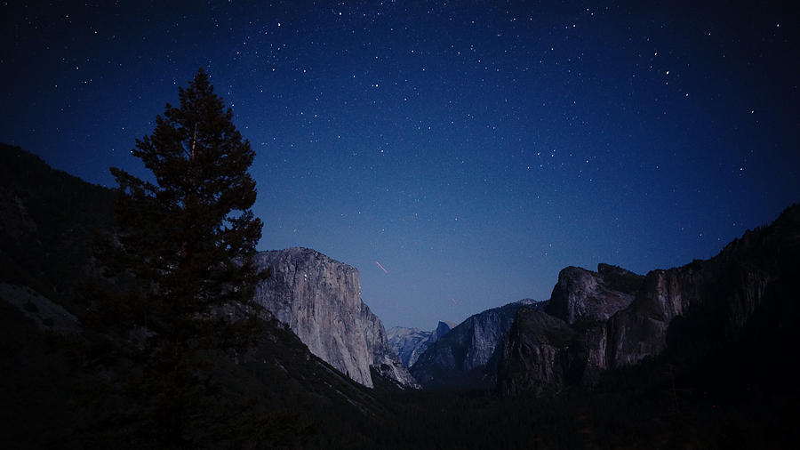 Yosemite Valley Stars Photograph by Lawrence S Richardson Jr