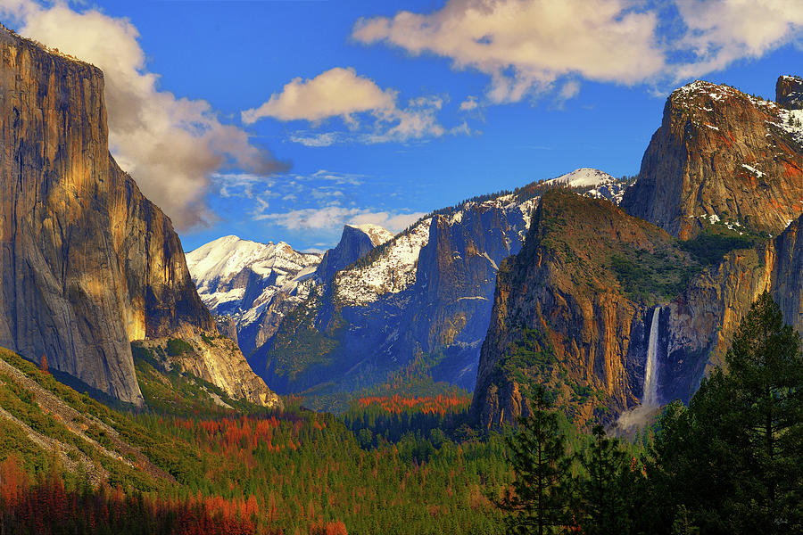 Yosemite Valley Tunnel View Photograph by Greg Norrell