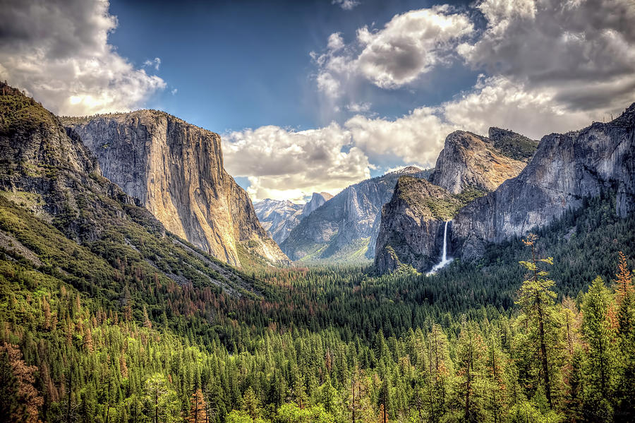 Yosemite Valley Tunnel View Photograph by Ronald Kotinsky - Fine Art ...