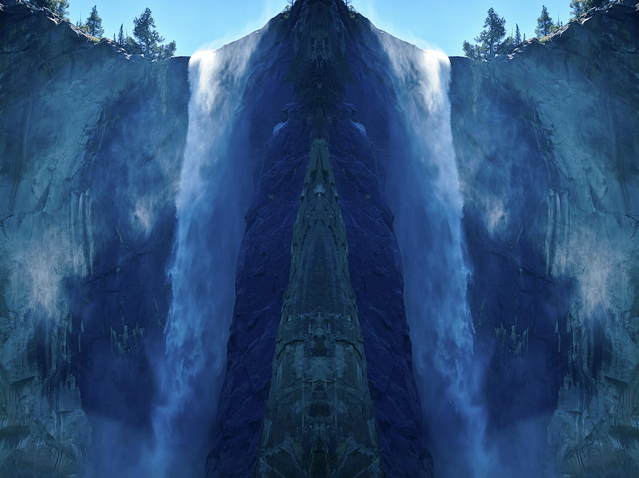 Yosemite Waterfall Mirror Photograph by Kyle Hanson