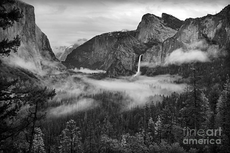 Yosemite Wawona Cloudscape Photograph by Martin Konopacki