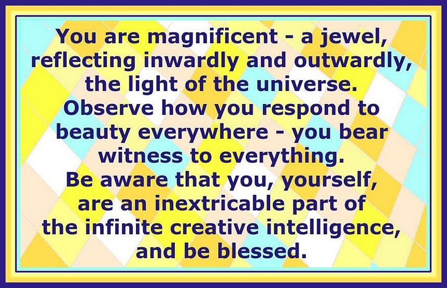 You are a Jewel - Blessing Digital Art by Julia Woodman