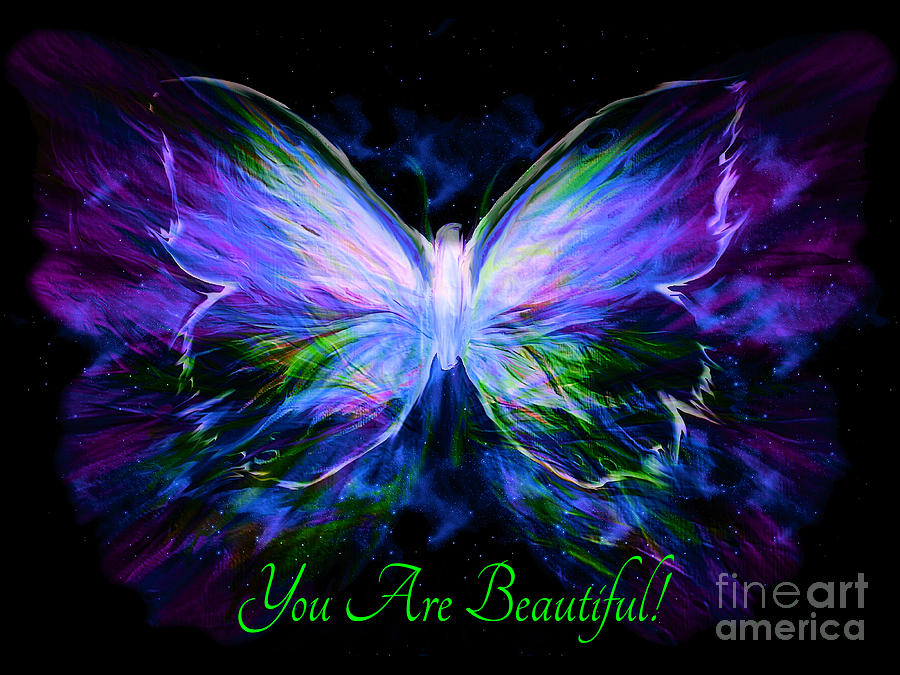 You Are Beautiful  Painting by Pam Herrick