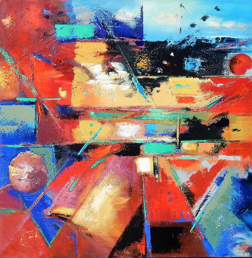 Abstract Painting - You Are Here by Gary Coleman