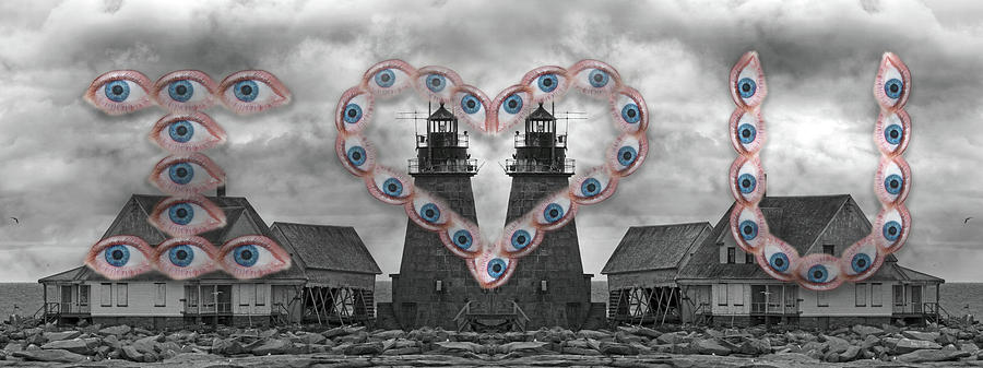You Are My Lighthouse Digital Art