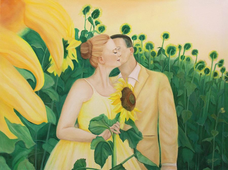 Couple Painting - You Are My Sunshine by Jeanette Sthamann