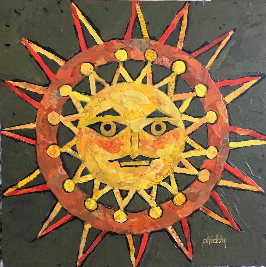 You are My Sunshine Painting by Phiddy Webb