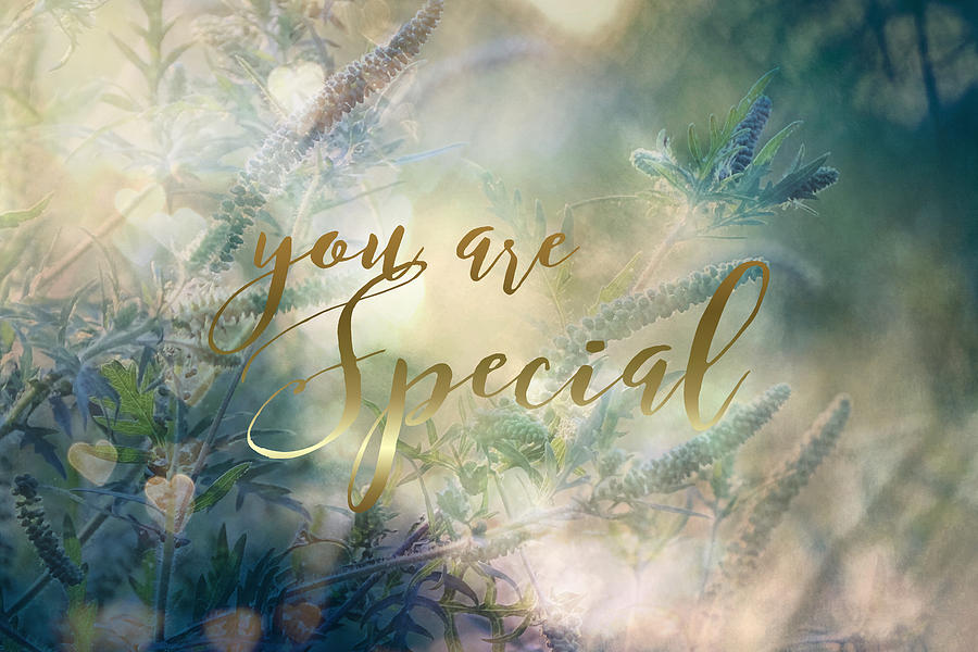 You Are Special Digital Art by Theresa Campbell