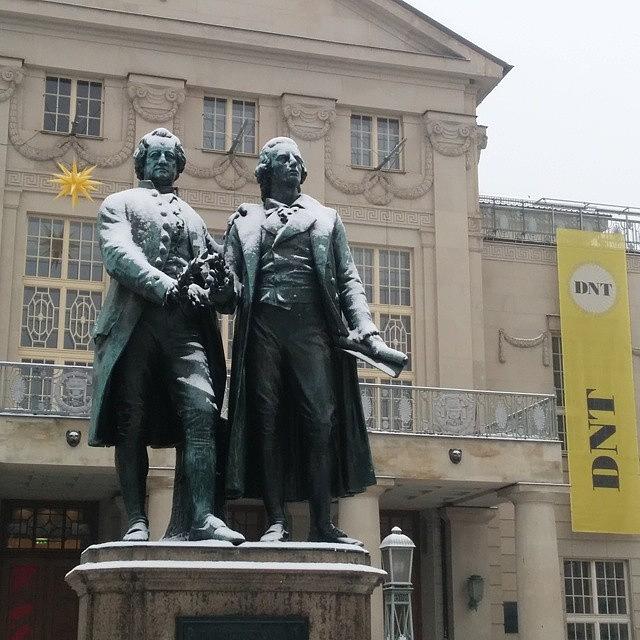 You Got Covered In Snow Too, Mr. Goethe! Photograph by Ahmad Kadry