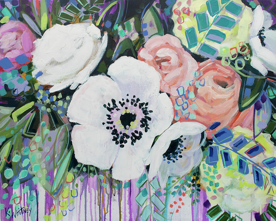 Flower Painting - You Had Me At Hello by Kristin Whitney