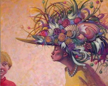Woman Painting - You Must Be Kidding by Roberta Smith Woman Painting - You Must Be Kidding by Roberta Smith