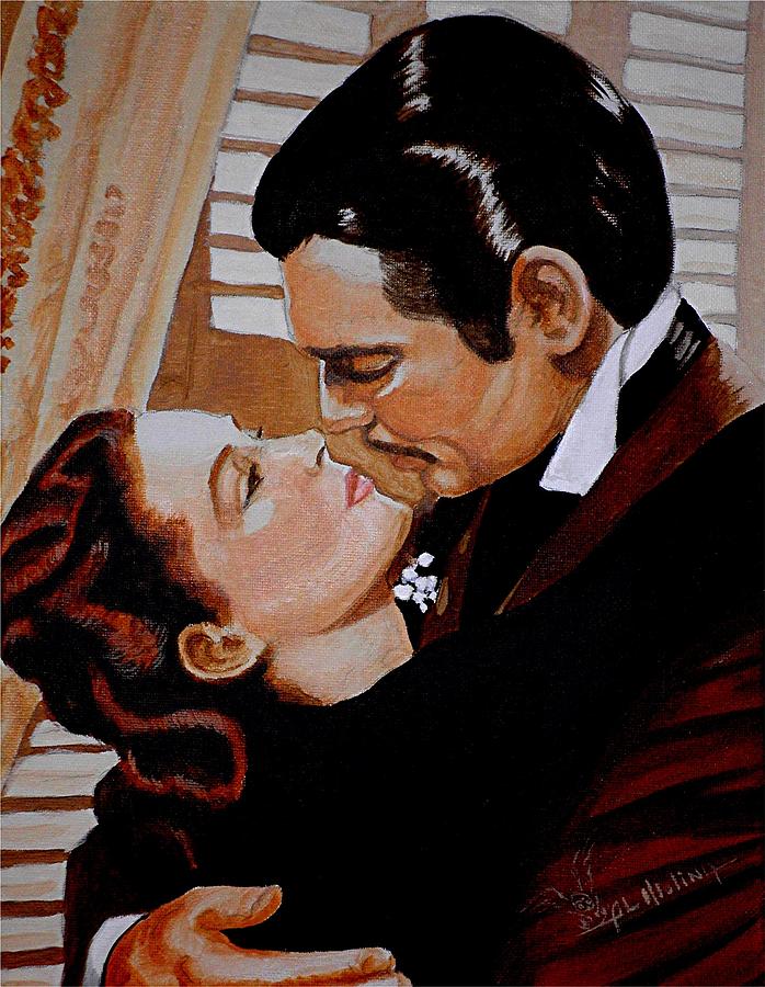 You need Kissing Badly Painting by Al  Molina