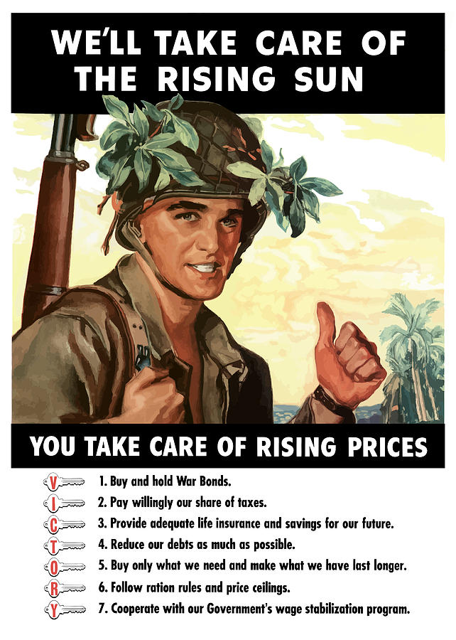 Soldier Painting - You Take Care Of Rising Prices by War Is Hell Store