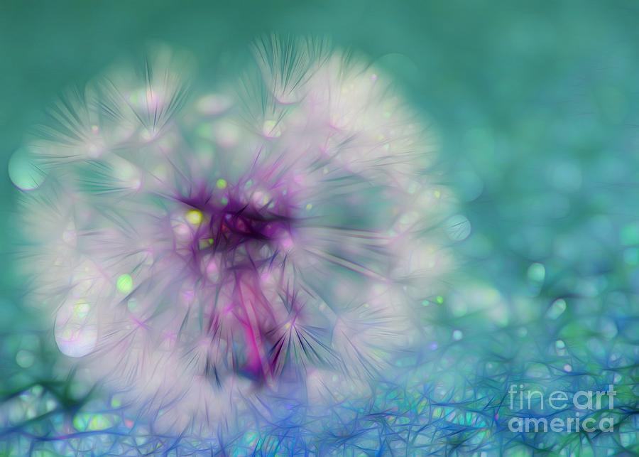 Abstract Digital Art - Your Wish Will Come True by Krissy Katsimbras