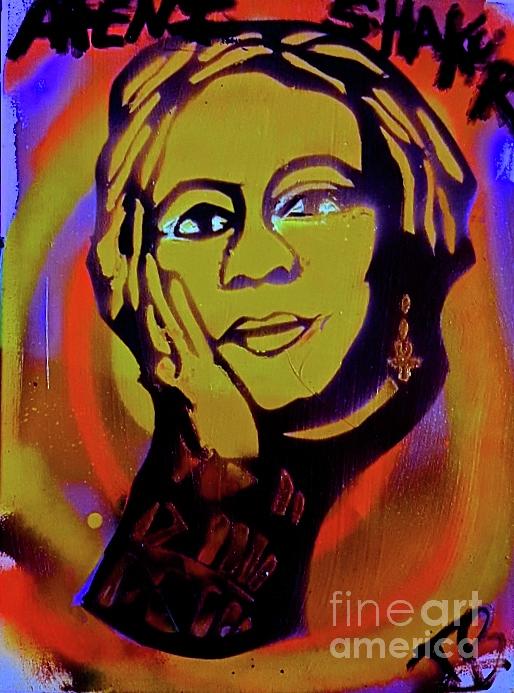 Young Afeni Shakur Painting By Tony B Conscious - Pixels