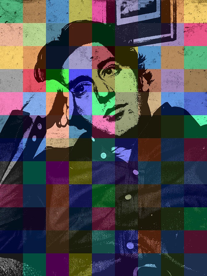 Al Pacino Mixed Media - Young Al Pacino Actor Hollywood Pop Art Patchwork Portrait Pop of Color by Design Turnpike