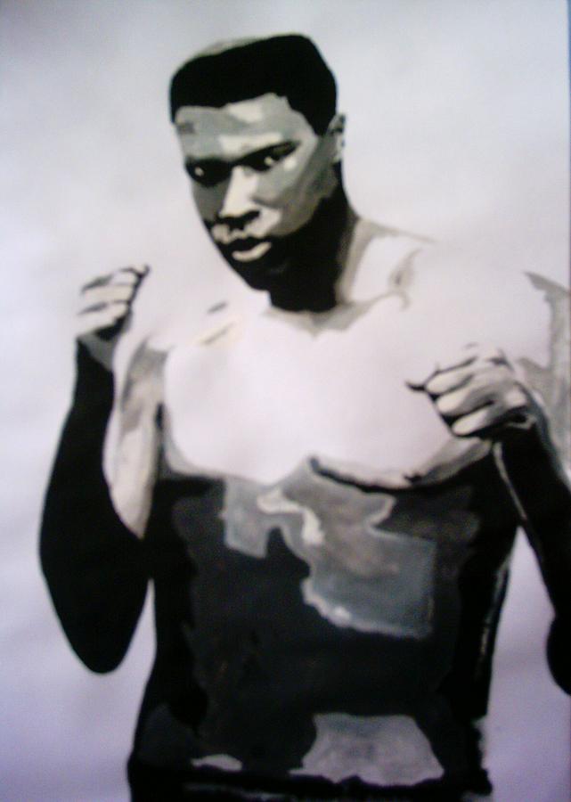 Young Ali Painting by Colin O neill