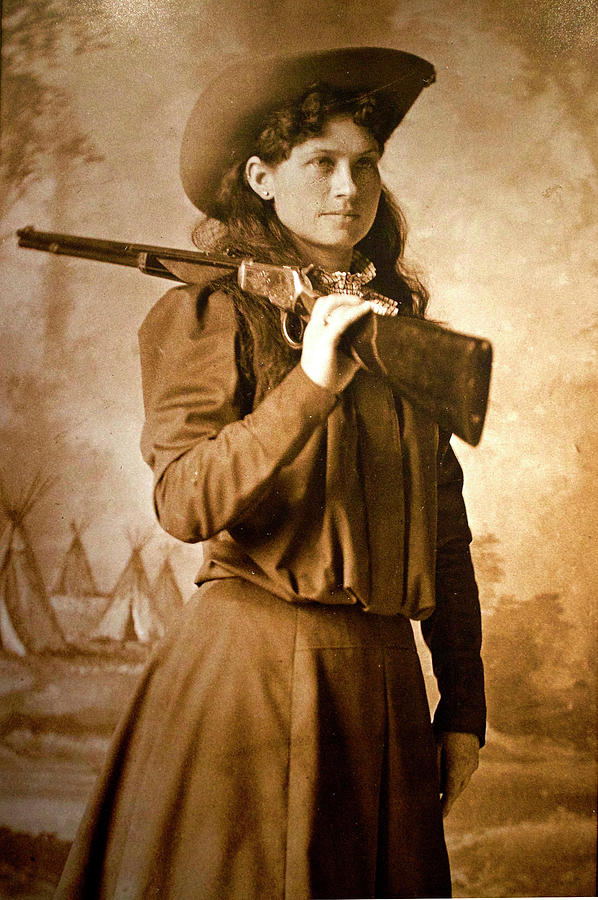 Young Annie Oakley Photograph by Thomas Woolworth