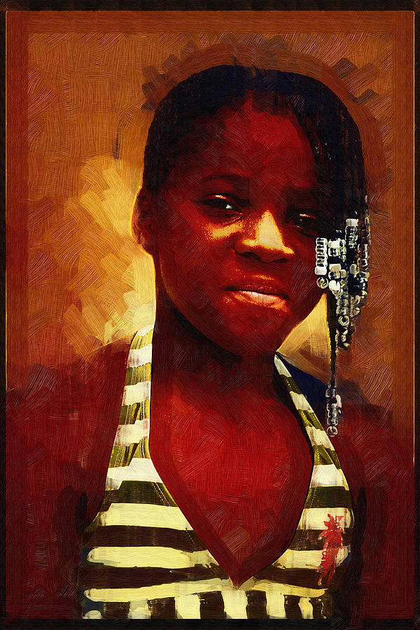 Young Black Female Teen 1 Photograph by Ginger Wakem