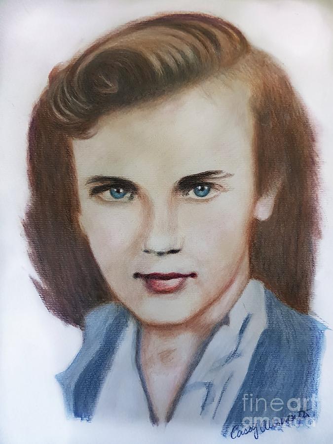 Young Elizabeth  Drawing by Cassy Allsworth