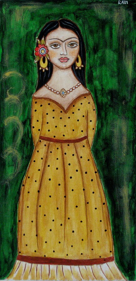 frida kahlo dress painting