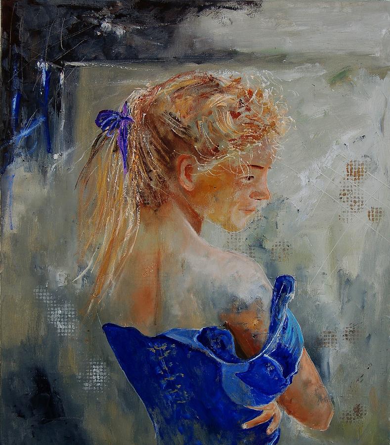 Gir Painting - Young Girl  78 by Pol Ledent