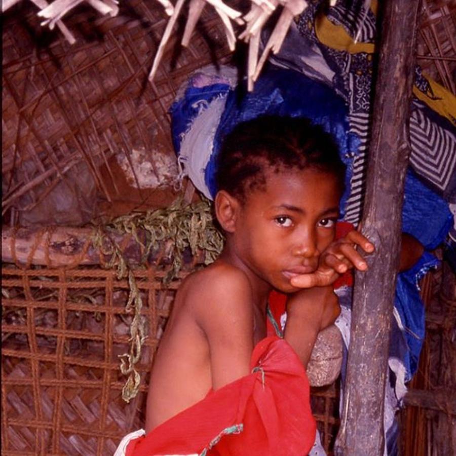 Young Girl In Red - Zanzibar.
oh Those Photograph by Steve Outram