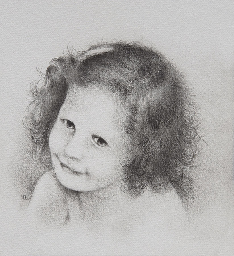 Fantasy Drawing - Young Girl by William Russell Nowicki