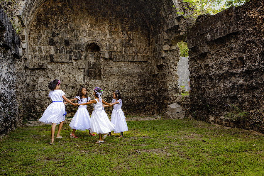 Young Girls Dancing Together Photograph By Art Phaneuf Fine Art America