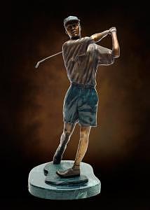 Young Golfer Sculpture by Tom White Young Golfer Sculpture by Tom White
