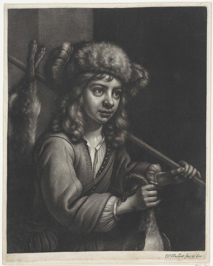 Young Hunter, Wallerant Vaillant, 1658 - 1677 Painting