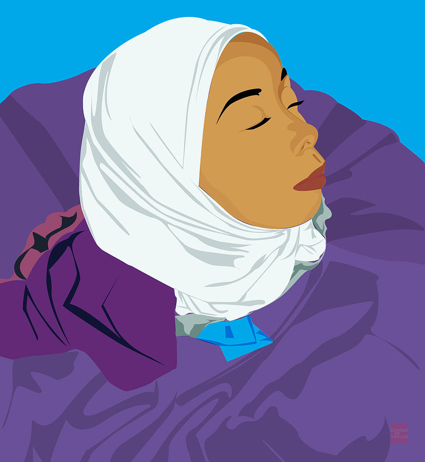 Young Maryam Digital Art by Scheme Of Things Graphics