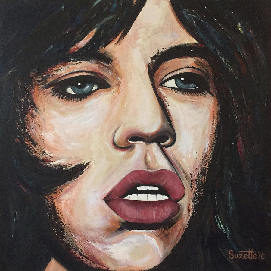 Young Mick Painting