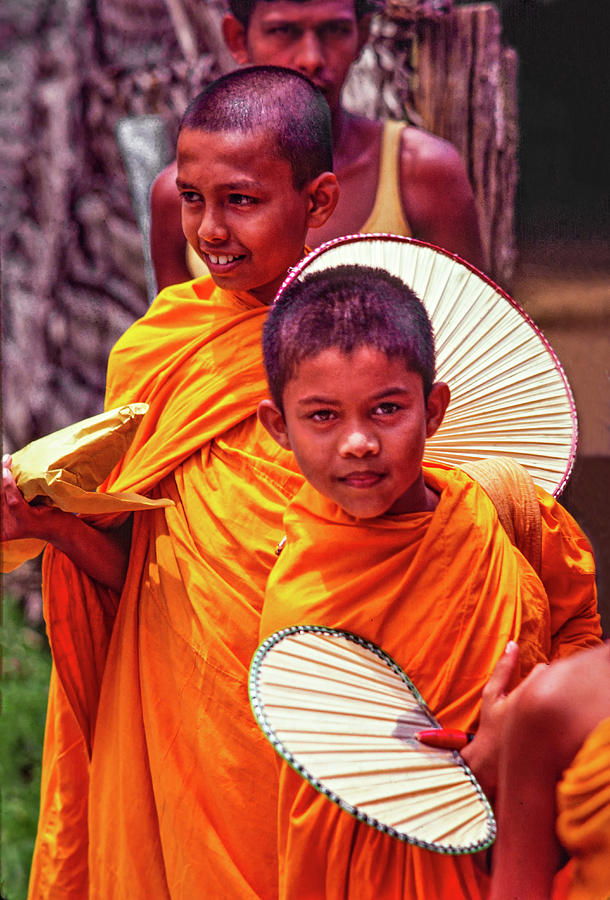 Young Monks 2 Photograph by Steve Harrington