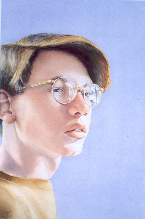 Young Nate Painting by Barbara Pease