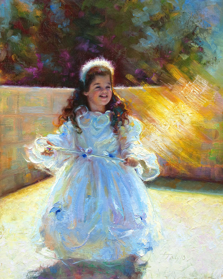 Queen Painting - Young Queen Esther by Talya Johnson