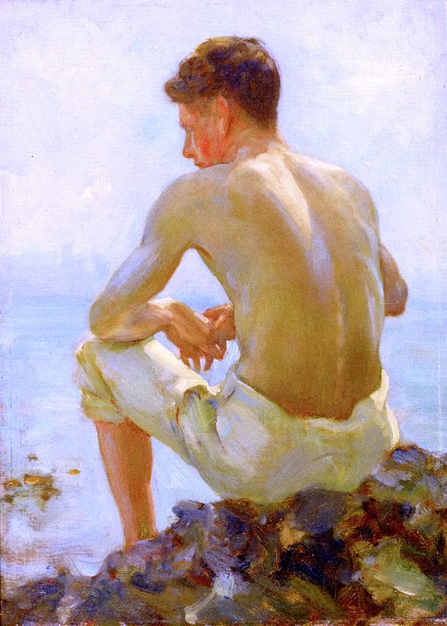 Young Sailor Painting by Henry Scott Tuke