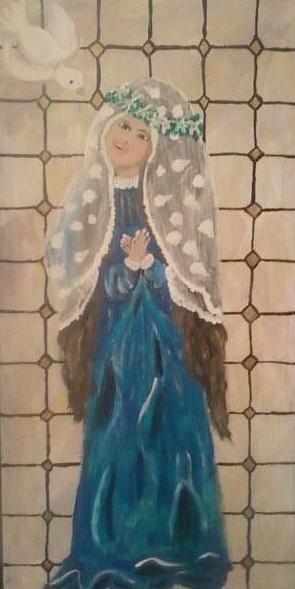 Young Virgin Painting by Seaux-N-Seau Soileau